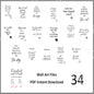 34 Pack Cat Dog Wall Art Printables  Funny Pet Quotes and Sayings Instant Download PDF Printable Decor for Cat and Dog Lovers